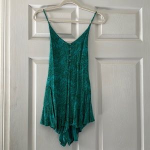 O’Neill Teal Romper Size XS
